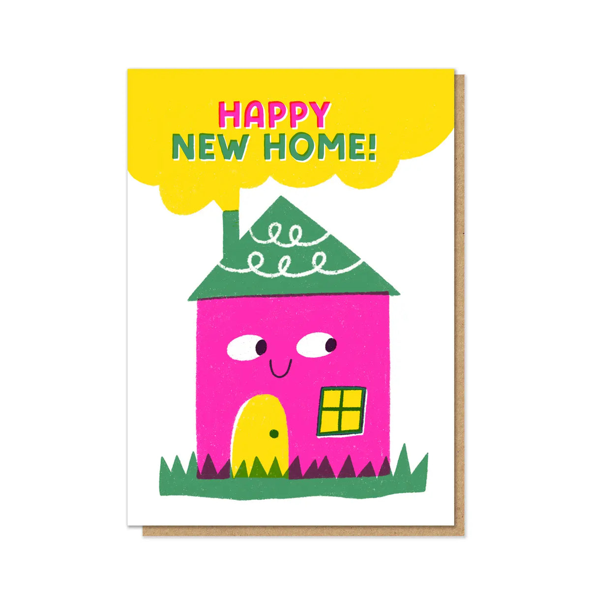 Pink House | New Home Card