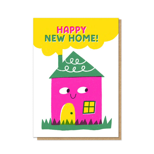 Pink House | New Home Card