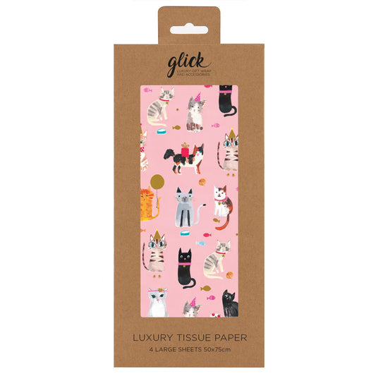 Tissue Paper Pack | Pink Whiskers
