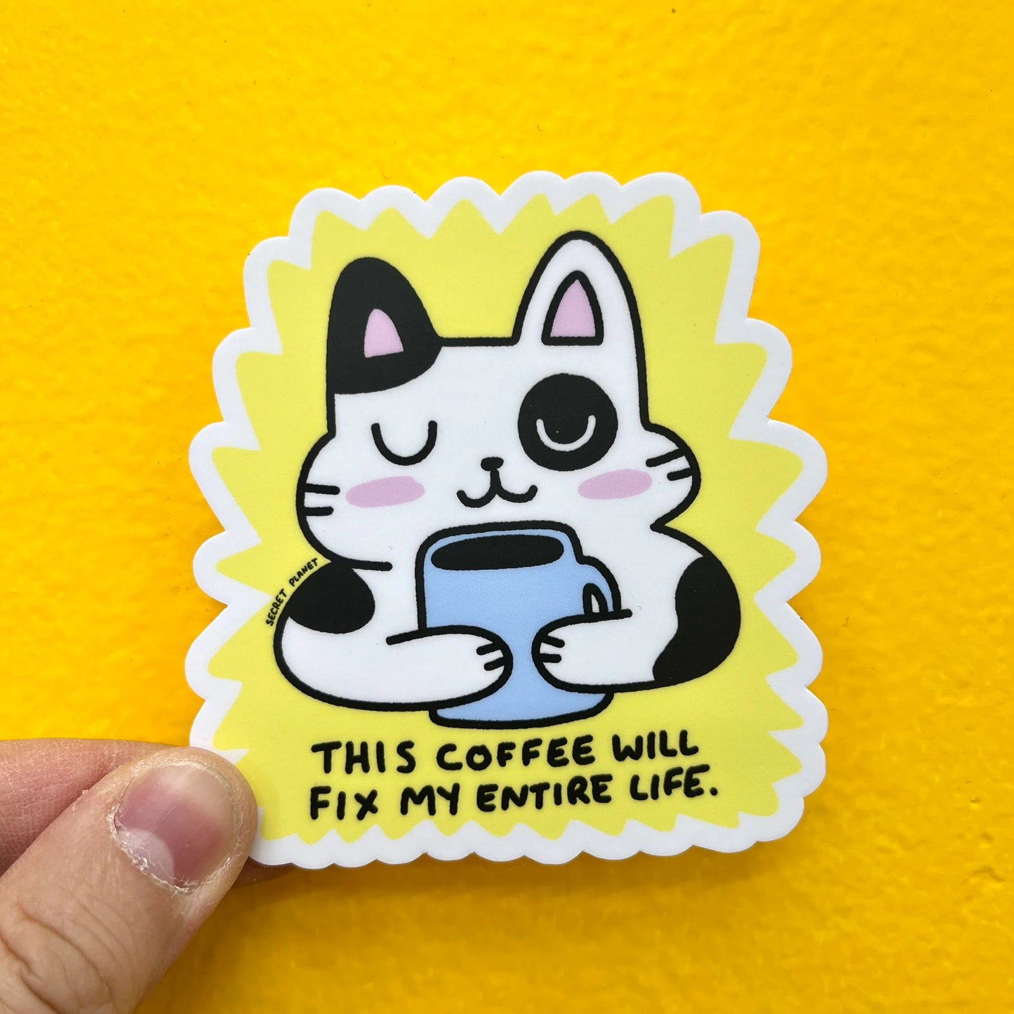 This Coffee Will Fix My Entire Life Sticker