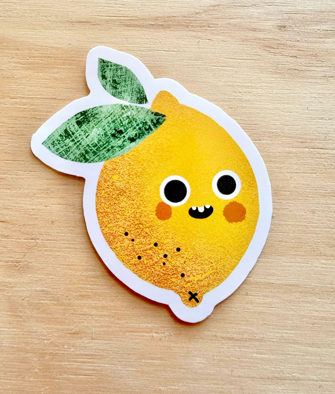 Lemon Face Sticker