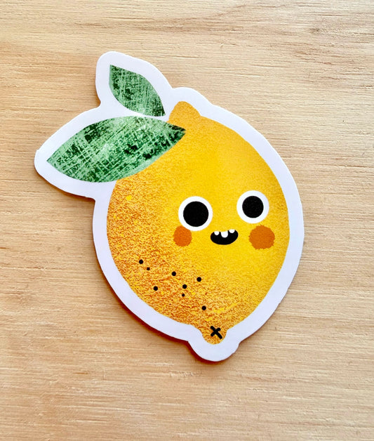 Lemon Face Sticker