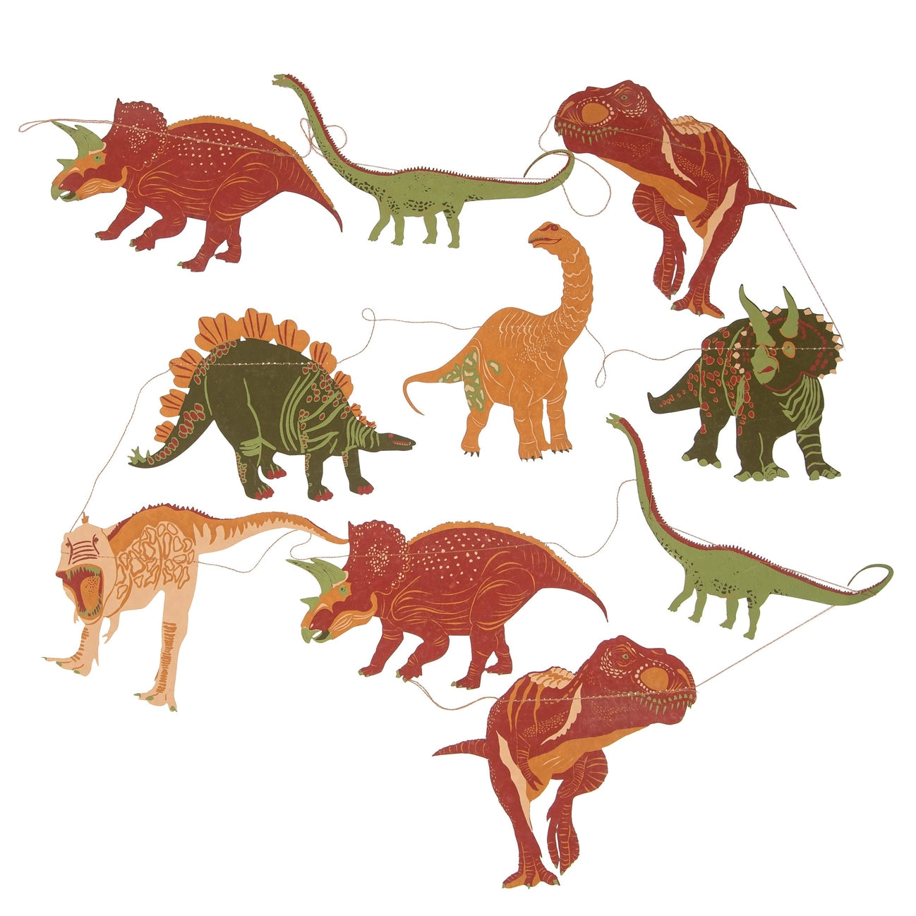 Sewn Garland | Dinosaurs