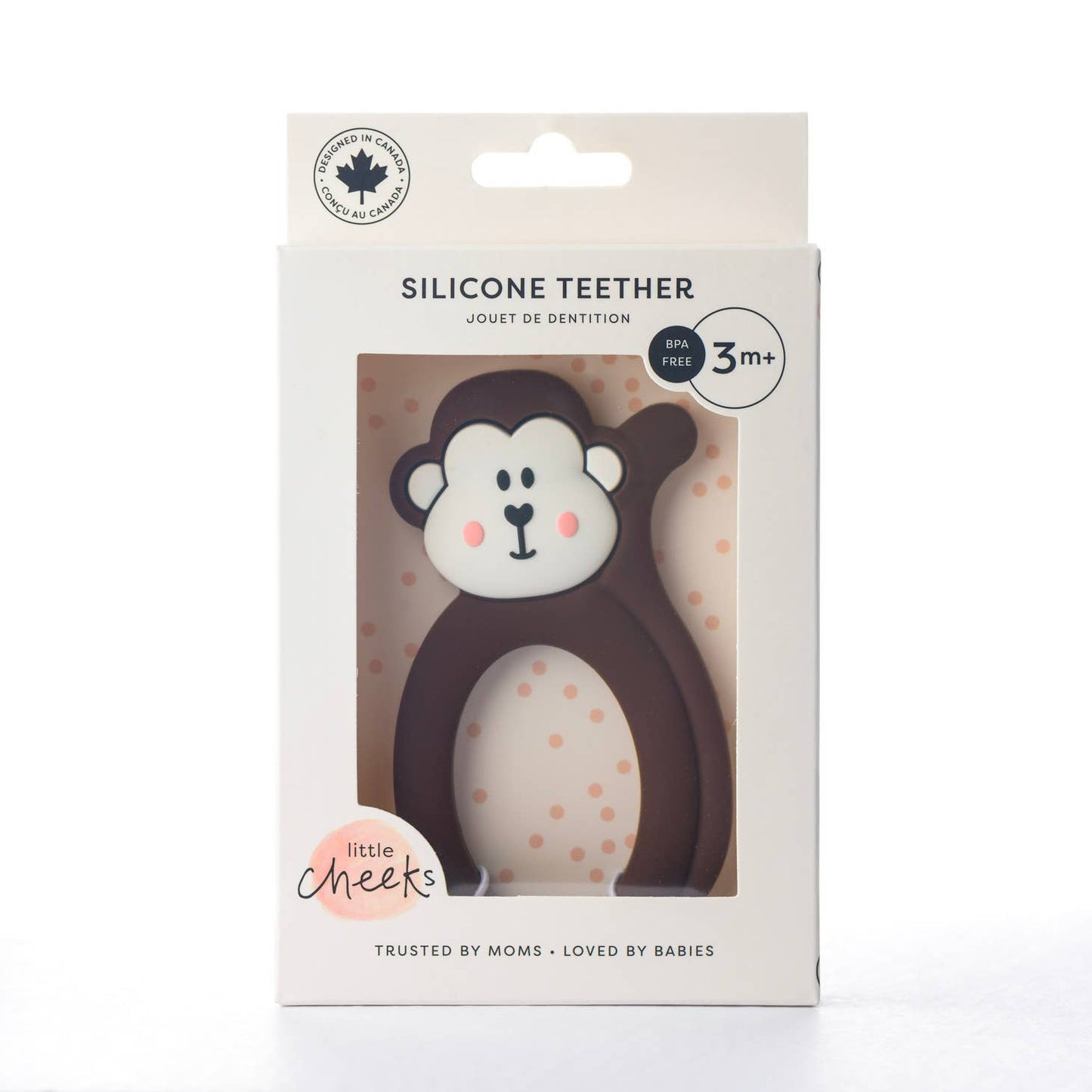 Brown Monkey Teether - Warm Gift Shop