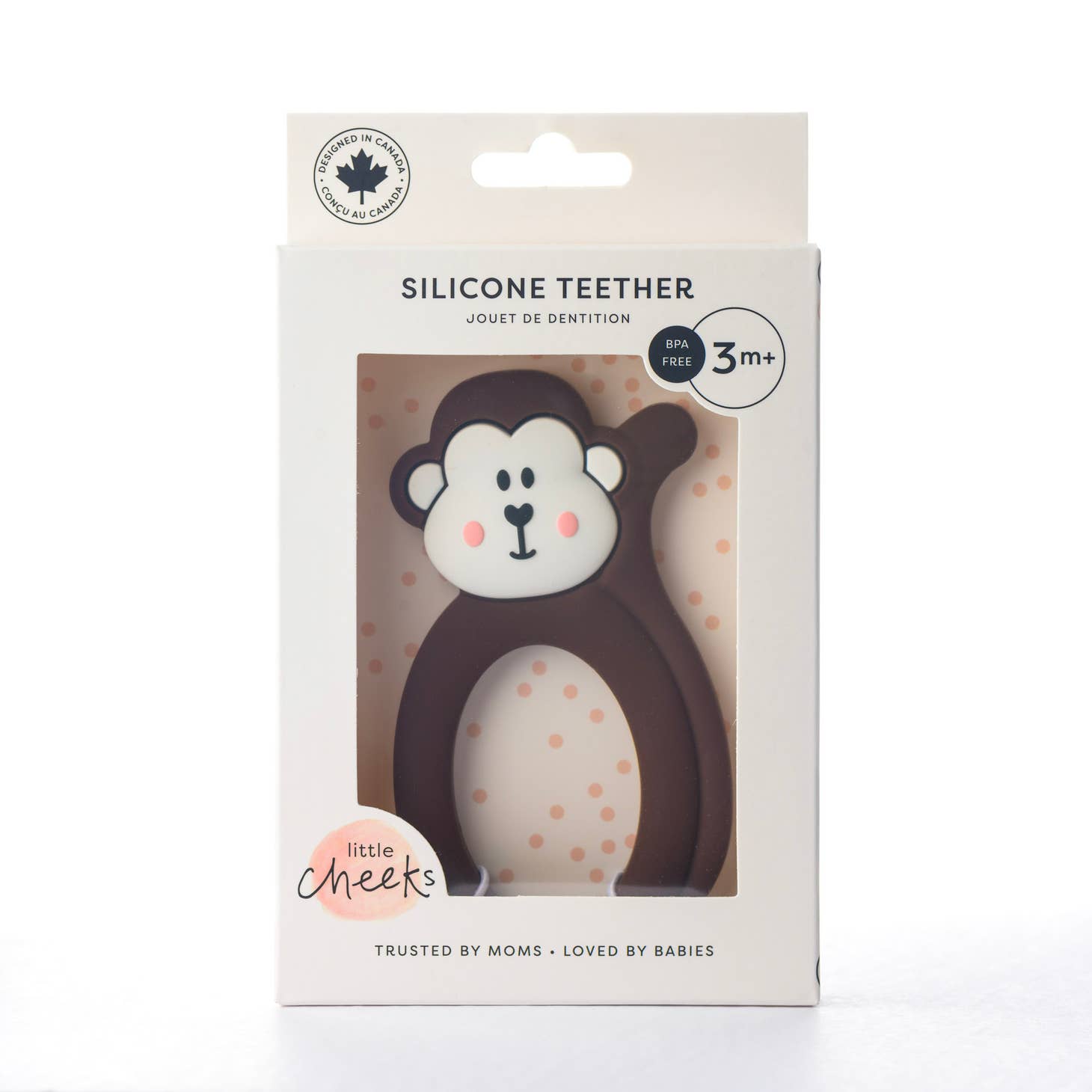 Brown Monkey Teether - Warm Gift Shop