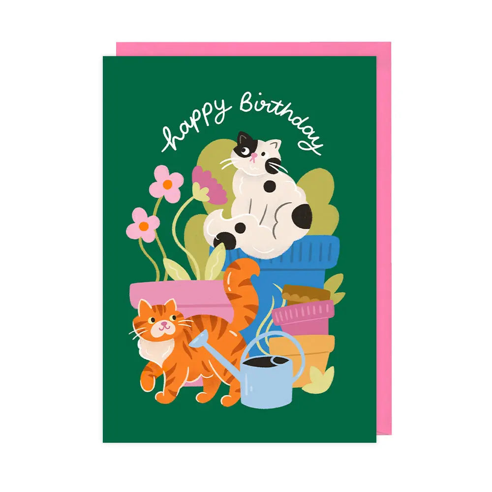 Garden Cats | Birthday Card