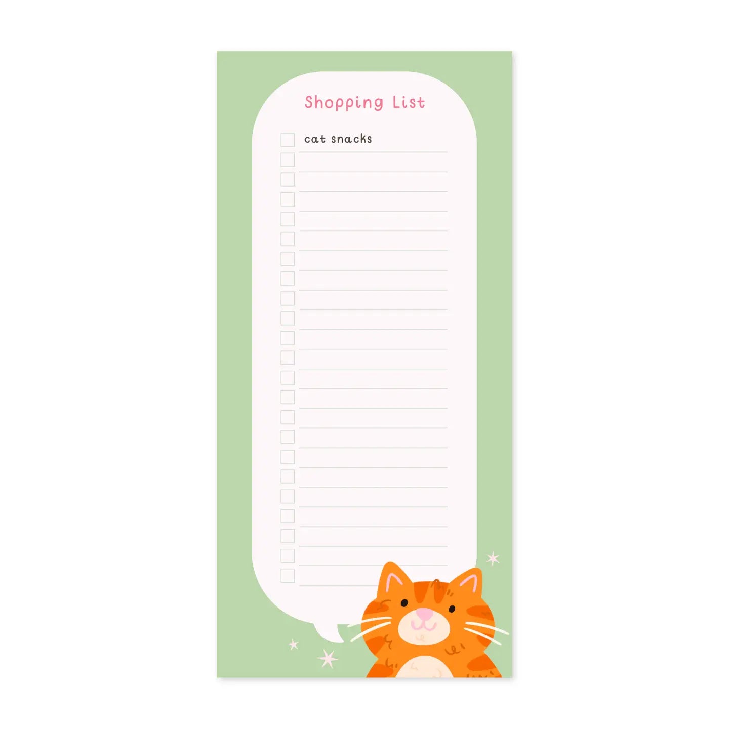 List Pad | Ginger Cat