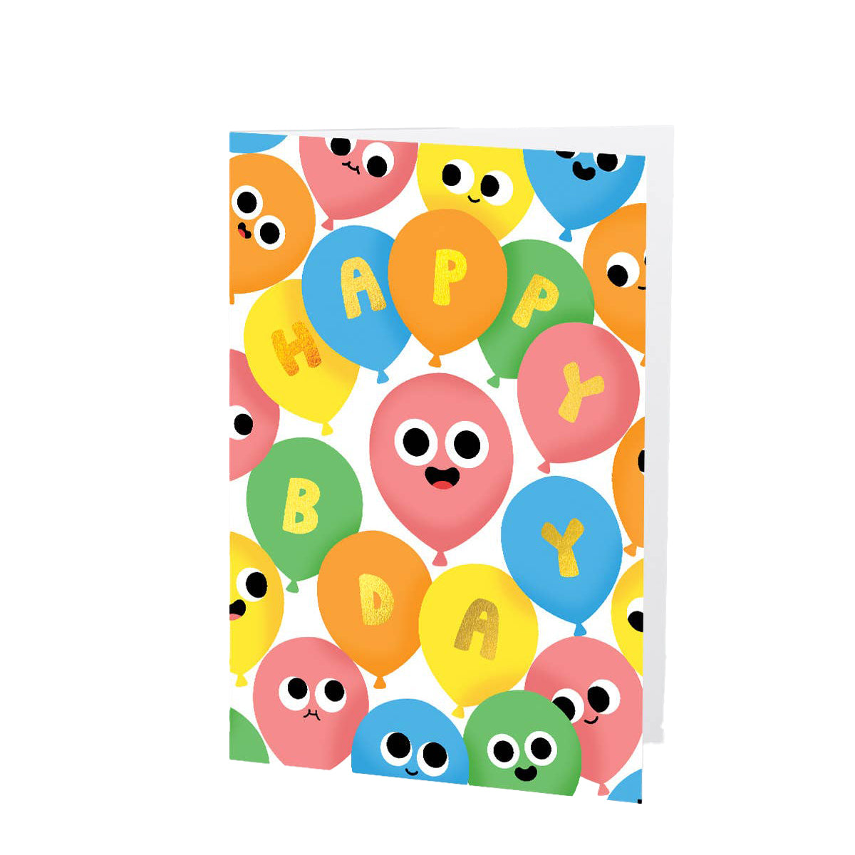 Happy Bday Balloons | Birthday Card - Warm Gift Shop