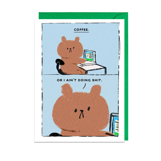 Coffee Bear | Blank Card