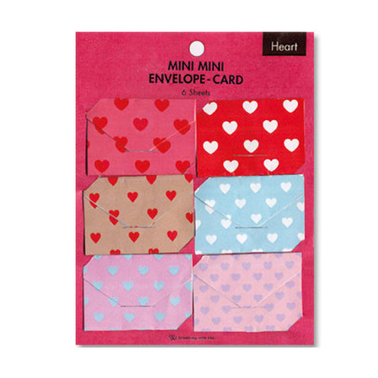 Mini Envelope Cards | Hearts