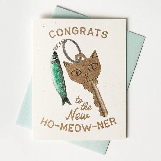 New Ho-Meow-Ner | New Home Card