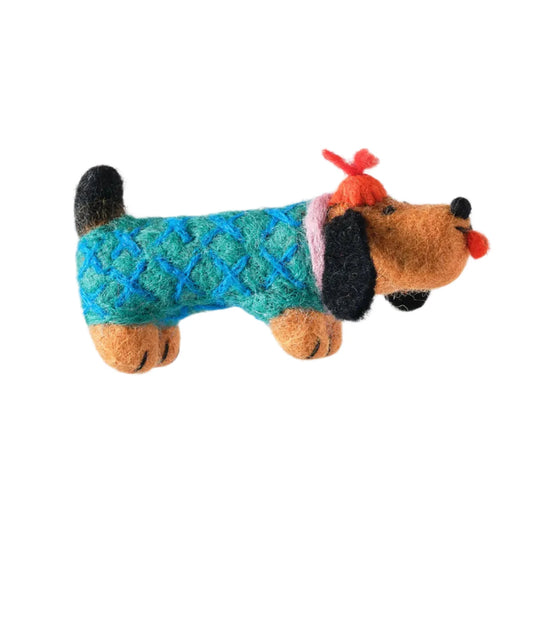 Felt Ornament | Weiner Dog