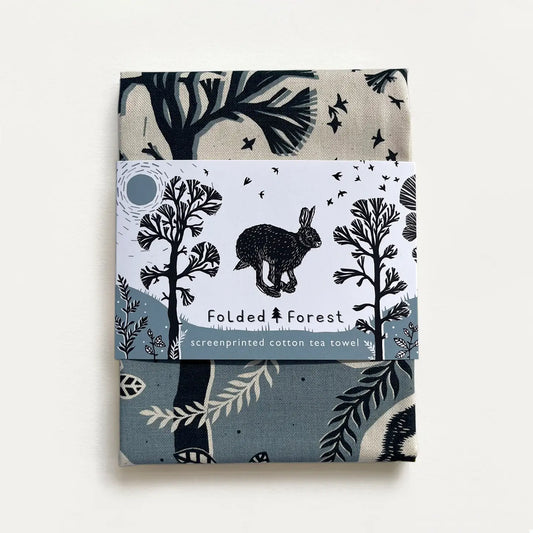 Leaping Hare | Cotton Tea Towel