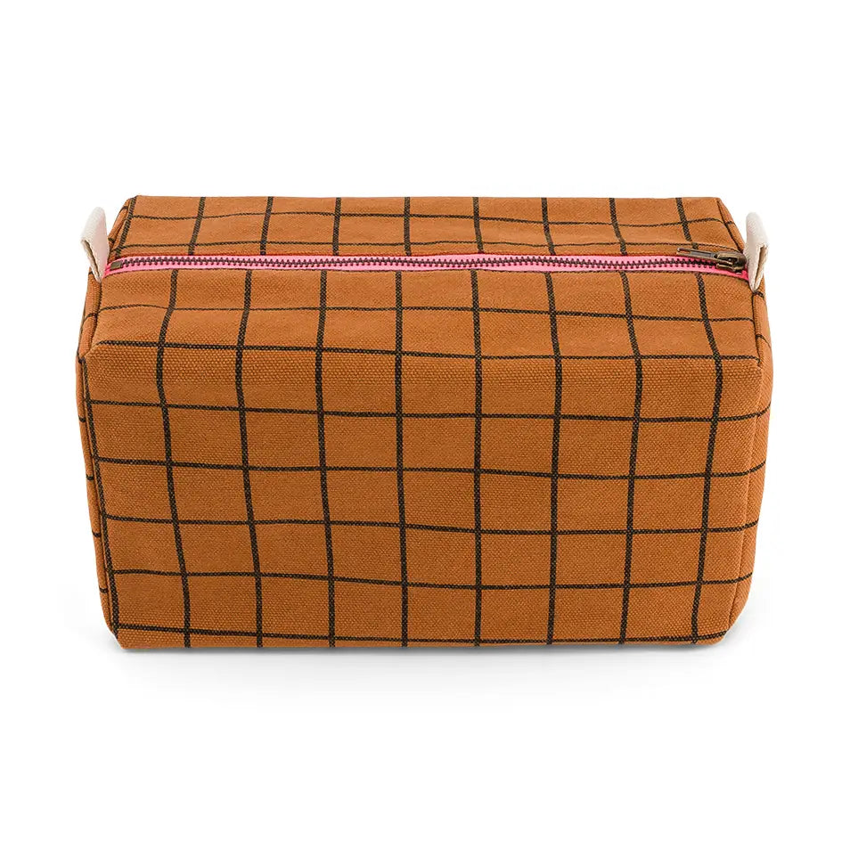 Toiletry Bag | Ginger Check