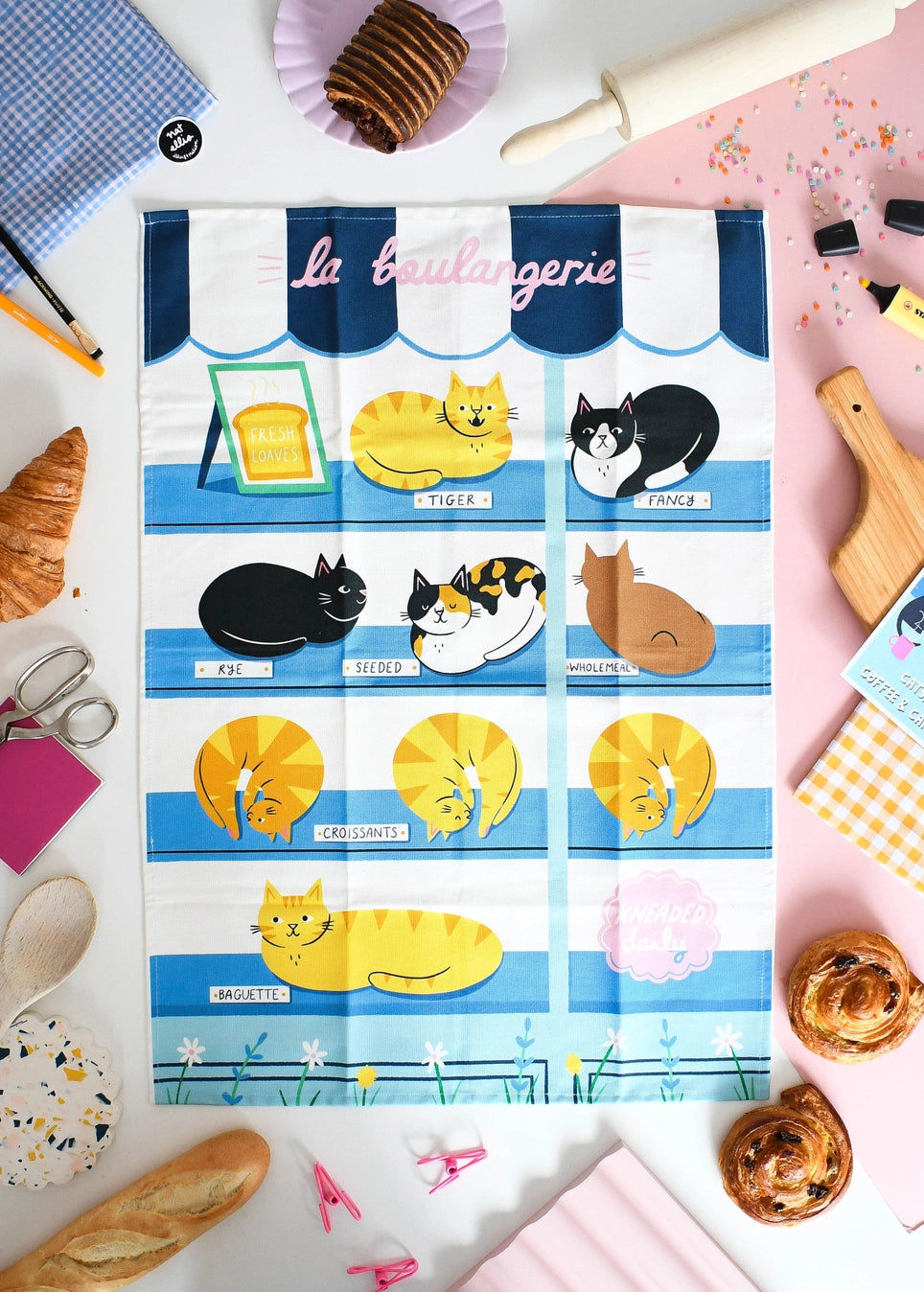 La Boulangerie Tea Towel