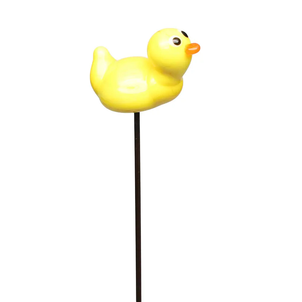 Glass Plant Stake Decoration | Rubber Duck