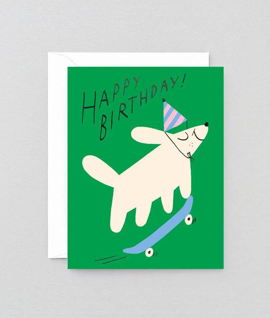 Skateboard Dog | Birthday Card