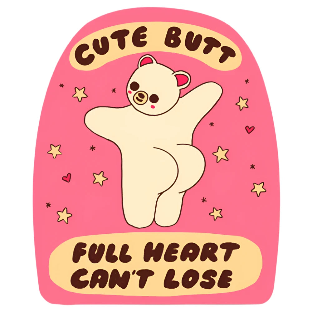 Cute Butt Sticker