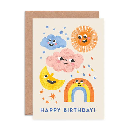 Weather Faces | Birthday Card