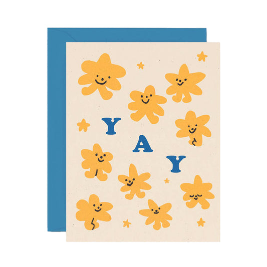 Yay Stars | Birthday Card - Warm Gift Shop