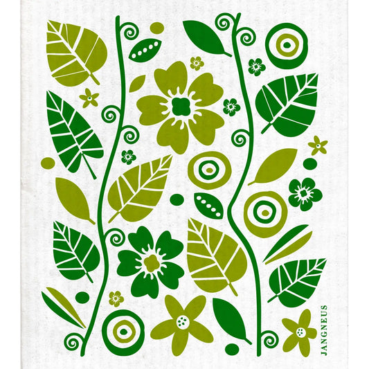 Swedish Dishcloth | Green Garden
