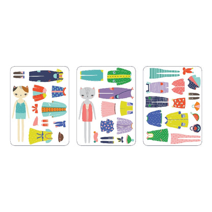 Cat Fashion Magnetic Play Set