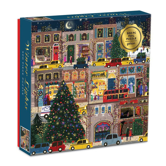 Winter Lights 500 piece foil puzzle