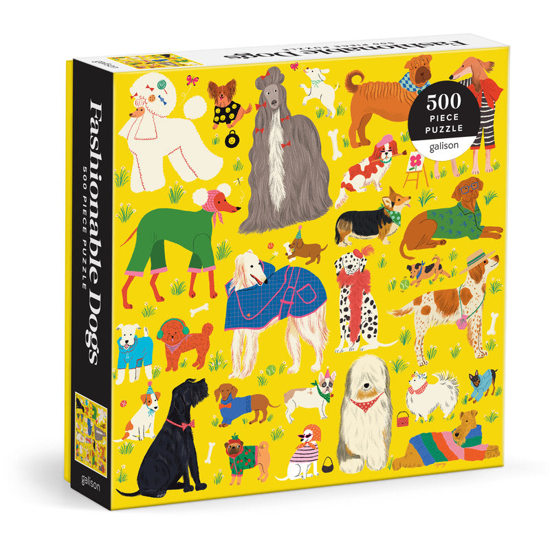 Fashionable Dogs 500 piece Puzzle