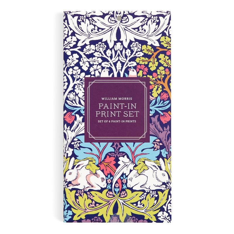 William Morris  Paint-In Print Set