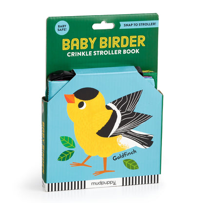 Baby Birder Crinkle Fabric Stroller Book