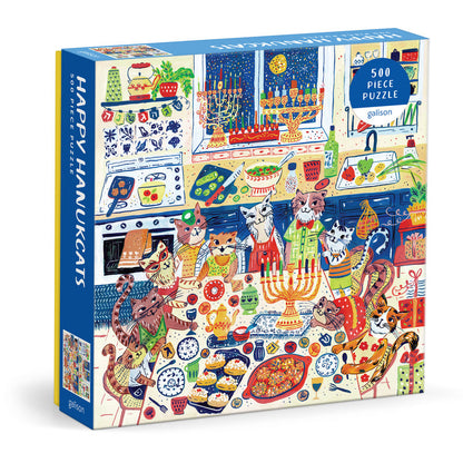 Happy Hanukacats 500 piece Puzzle