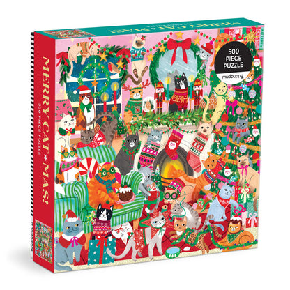 Merry Catmas 500 piece puzzle