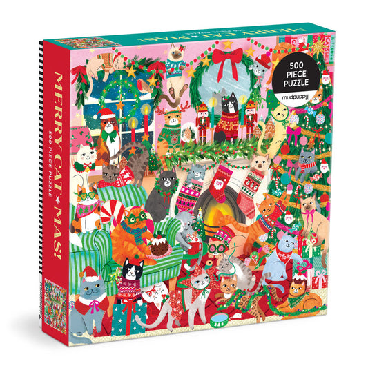 Merry Catmas 500 piece puzzle