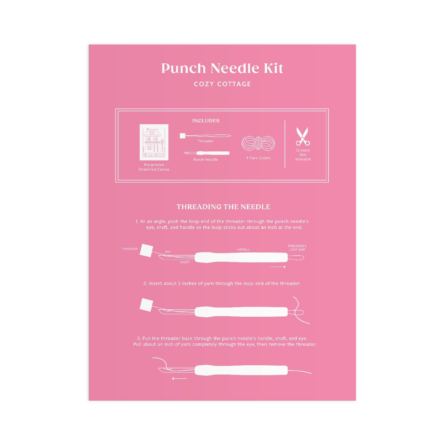 Punch Needle Kit | Cozy Cottage