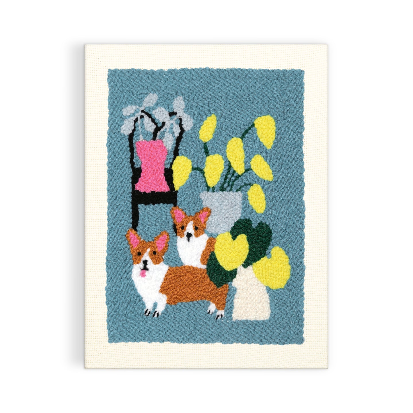 Punch Needle Kit | Corgi Friends