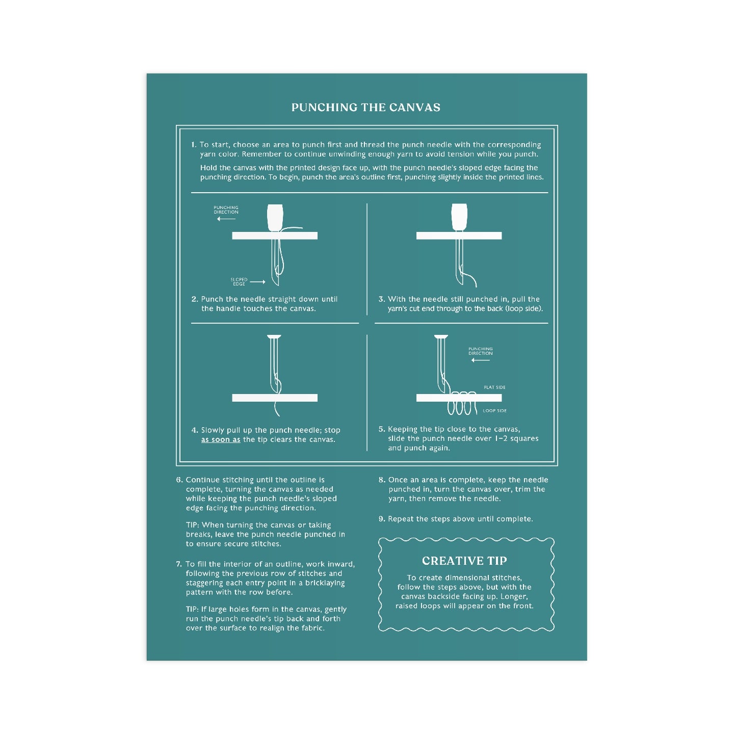 Punch Needle Kit | Corgi Friends