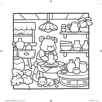 Cozy Crafty Colouring Book