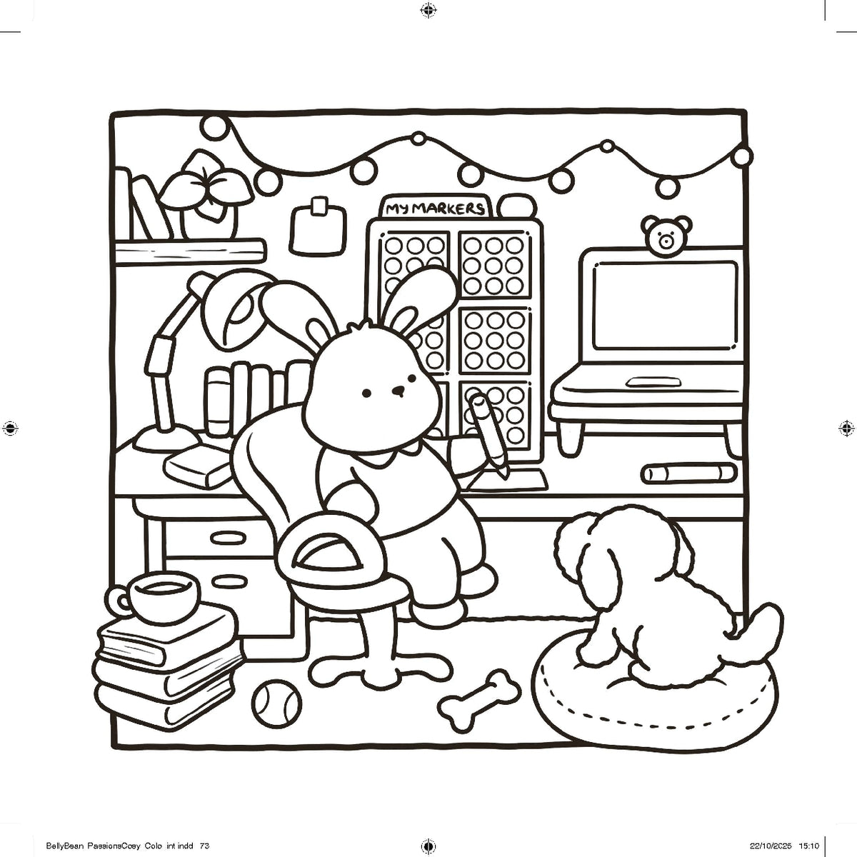 Cozy Crafty Colouring Book