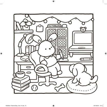 Cozy Crafty Colouring Book