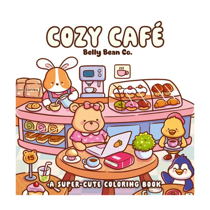 Cozy Cafe Colouring Book