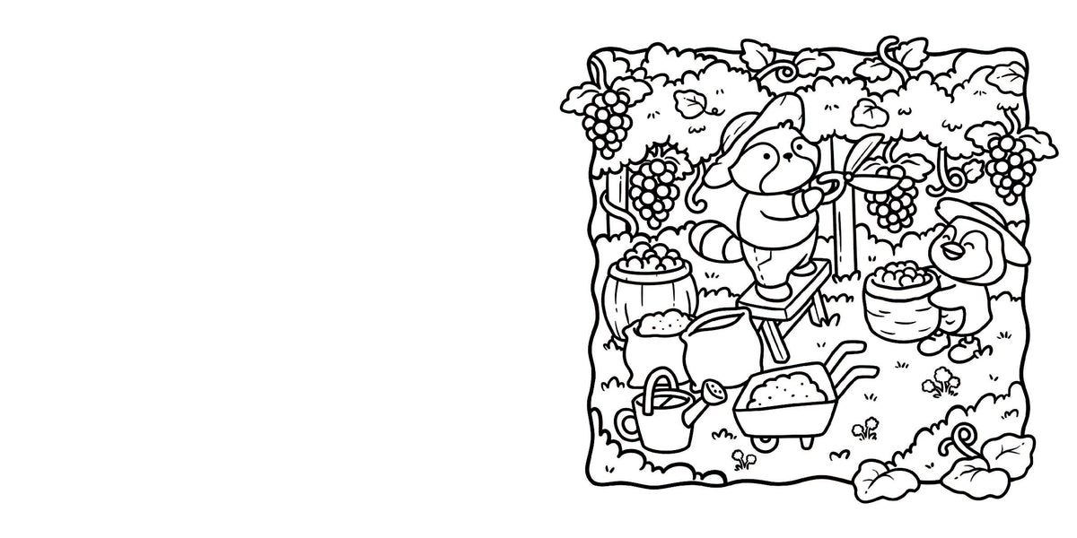 Cozy Farm Colouring Book