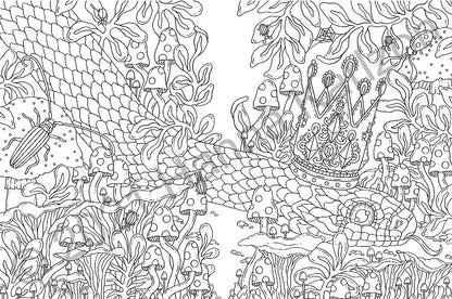 Tales From the Forest Kingdom Colouring Book