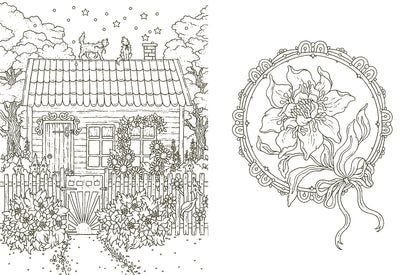 Tales from the Witch's Cottage Colouring Book
