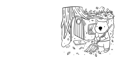 Aussie Cozy Homes Colouring Book