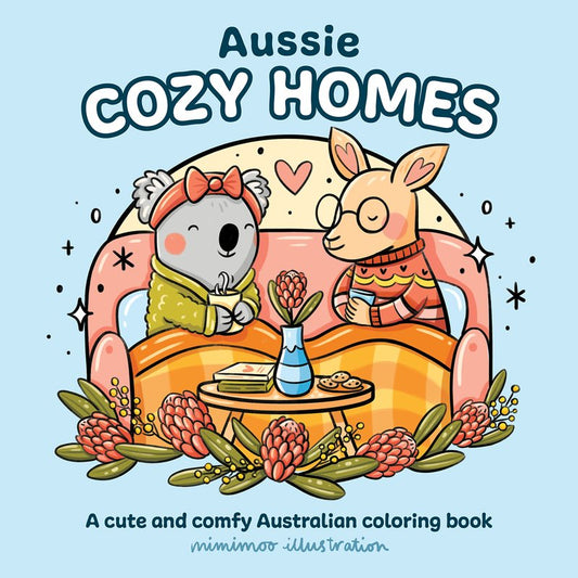 Aussie Cozy Homes Colouring Book