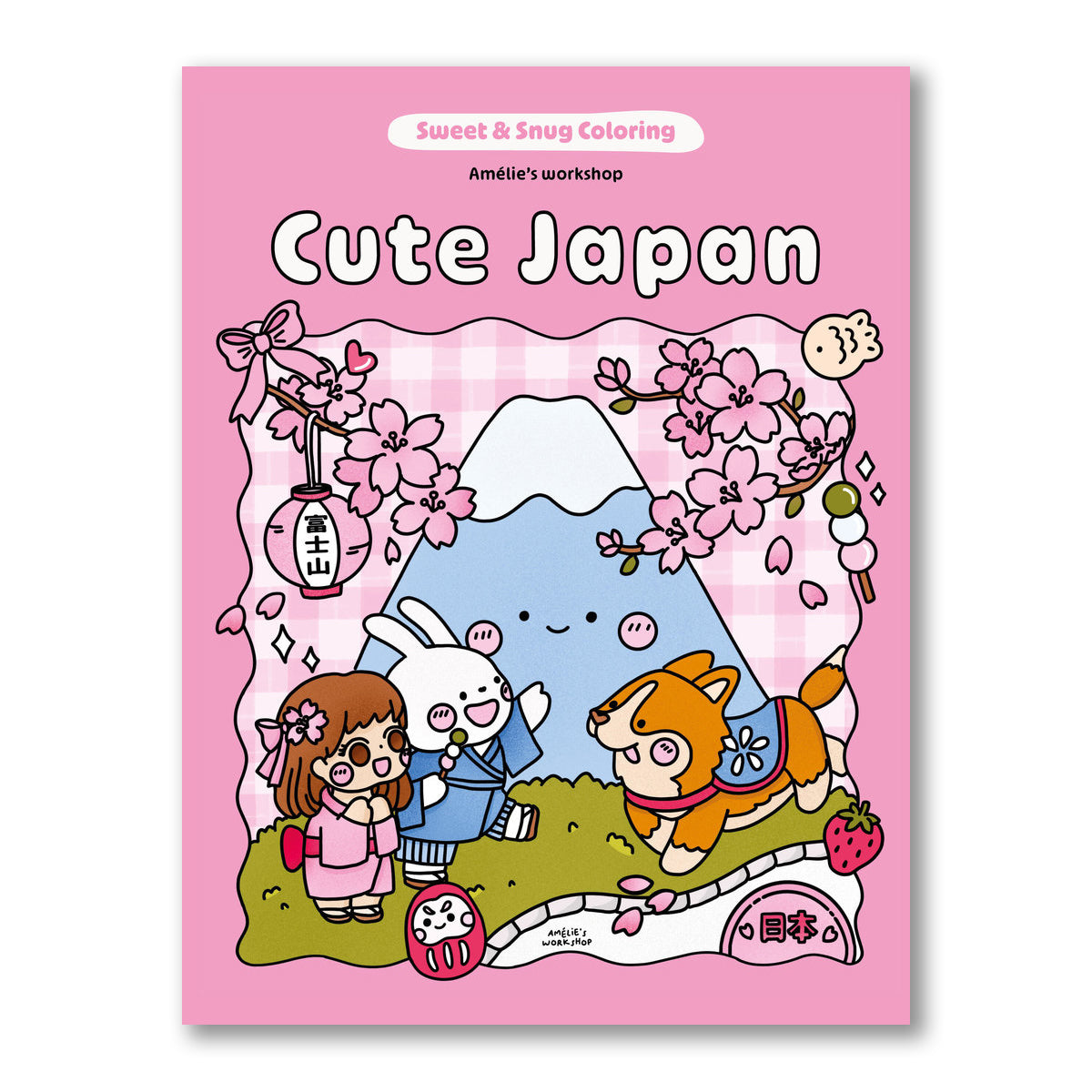 Cute Japan Colouring Book