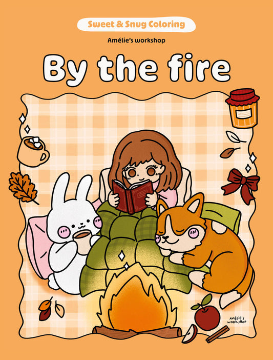 By The Fire Colouring Book
