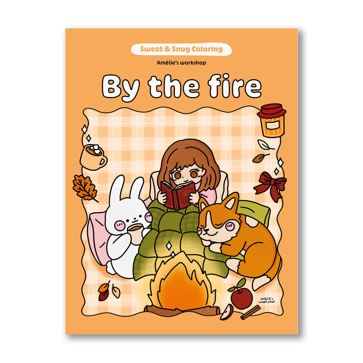By The Fire Colouring Book