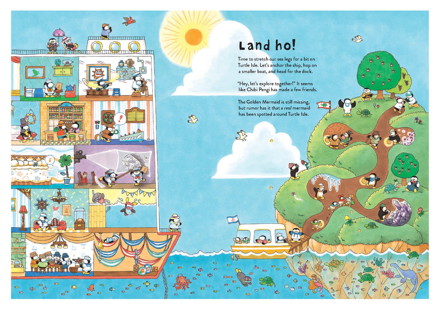 Welcome to the Penguin Cruise Seek-and-Find Book