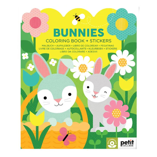 Colouring + Sticker Book | Bunnies